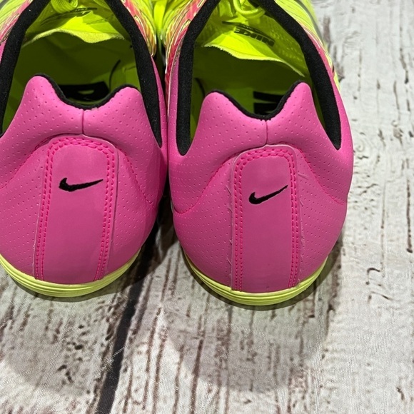 Nke Mens Zoom Maxcat 4 Running Shoes Yellow 882012-999 Mesh Low Top Size 13 - Picture 3 of 11